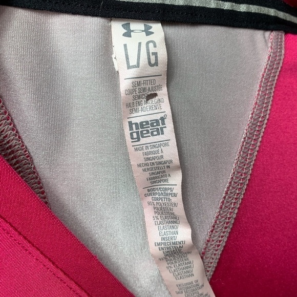 NWOT UA Semi-Fitted Short Sleeve Top Large - Picture 6 of 6